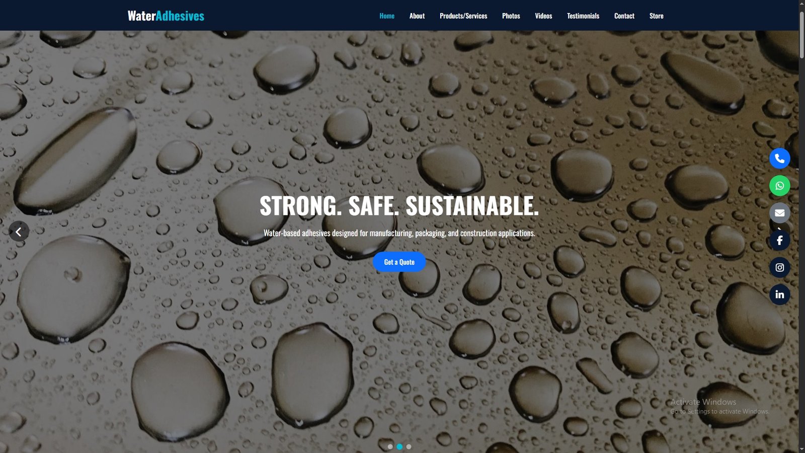 Water Based Adhesives