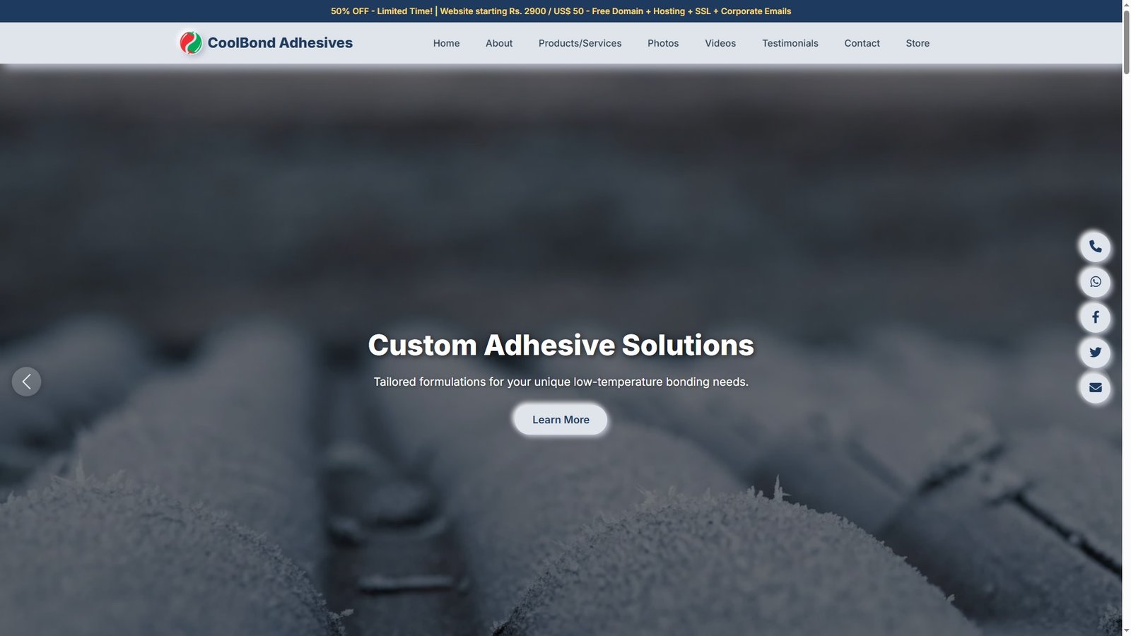 Low Temperature Adhesives