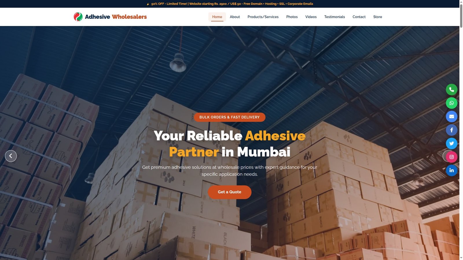 Adhesive Wholesalers