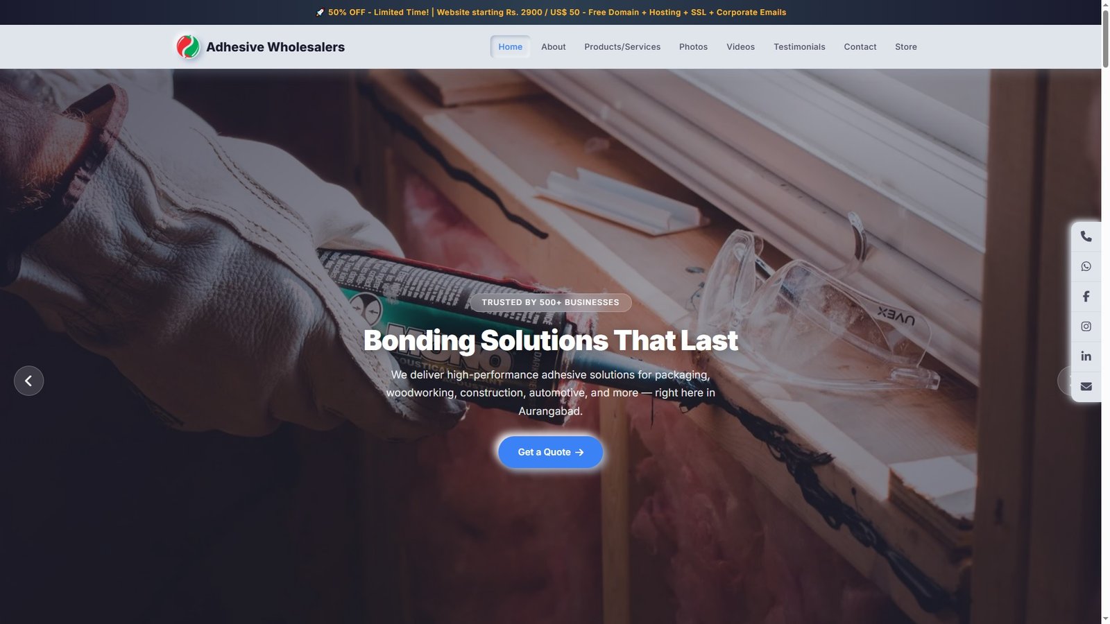 Adhesive Wholesalers
