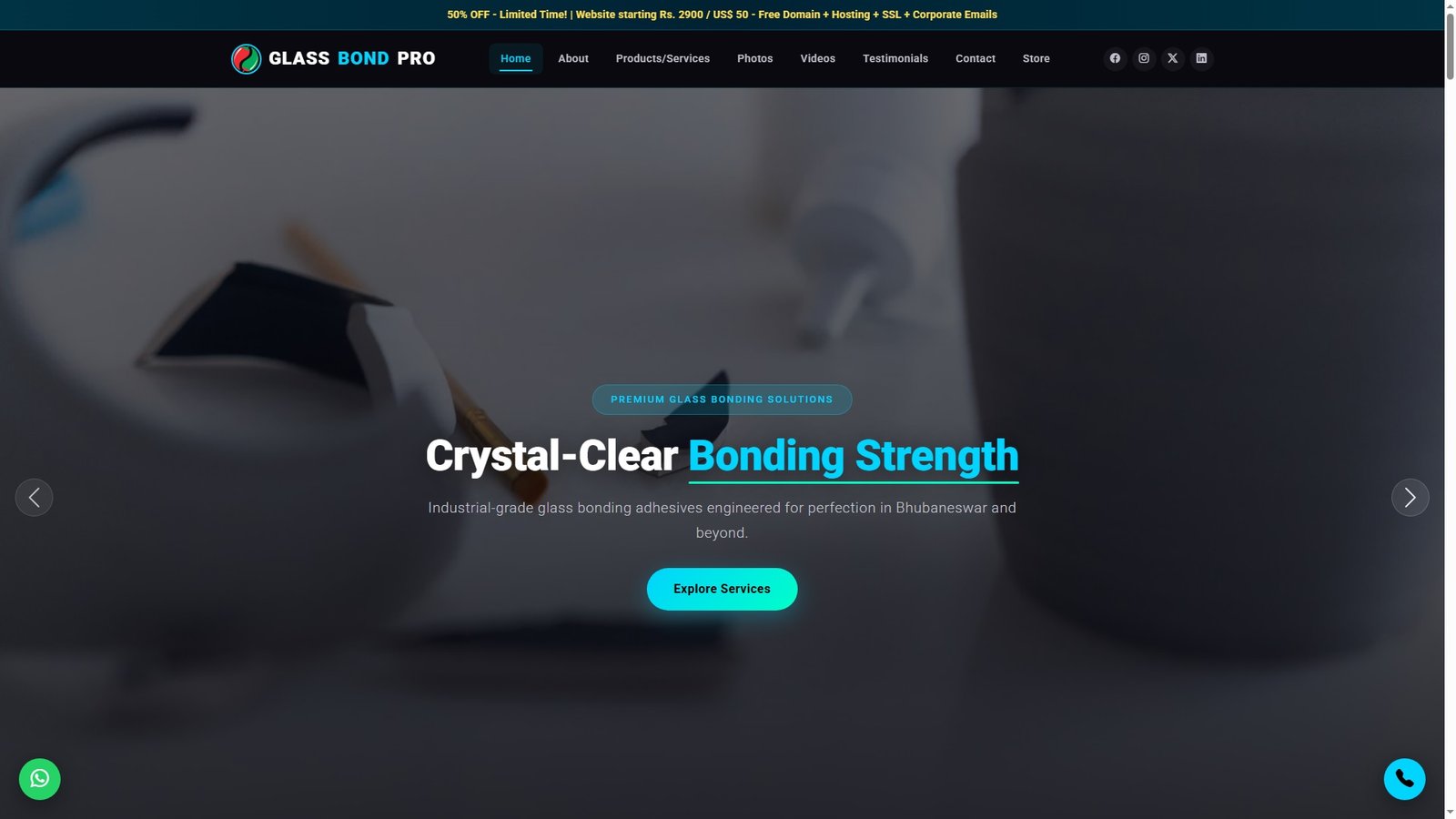 Glass Bonding Adhesive