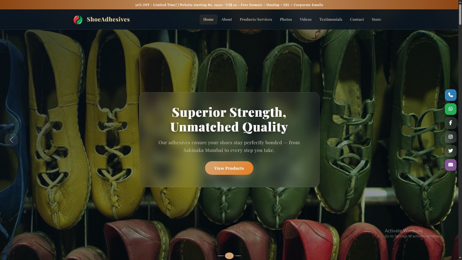Shoe Adhesives