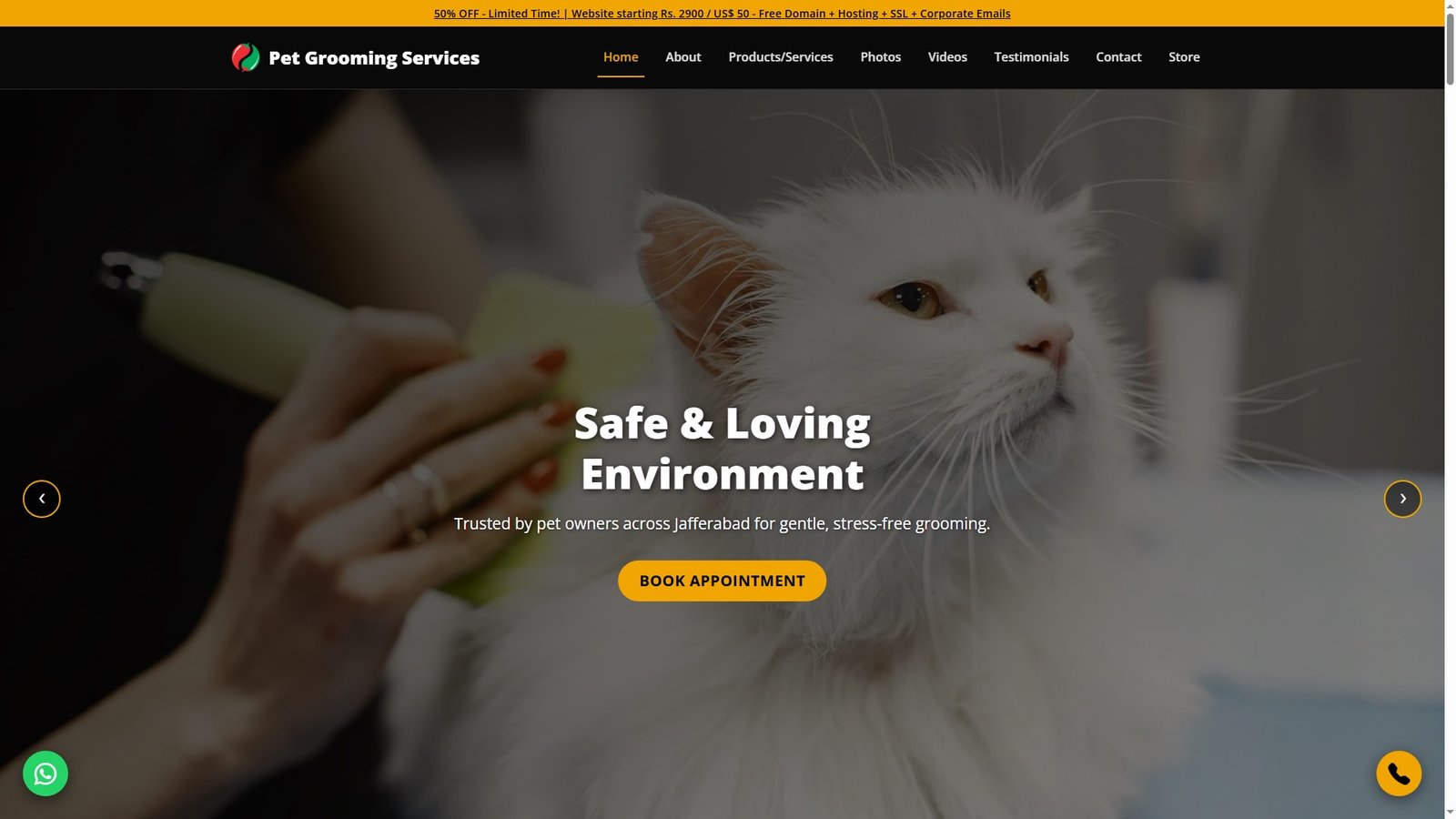 Pet Grooming Services