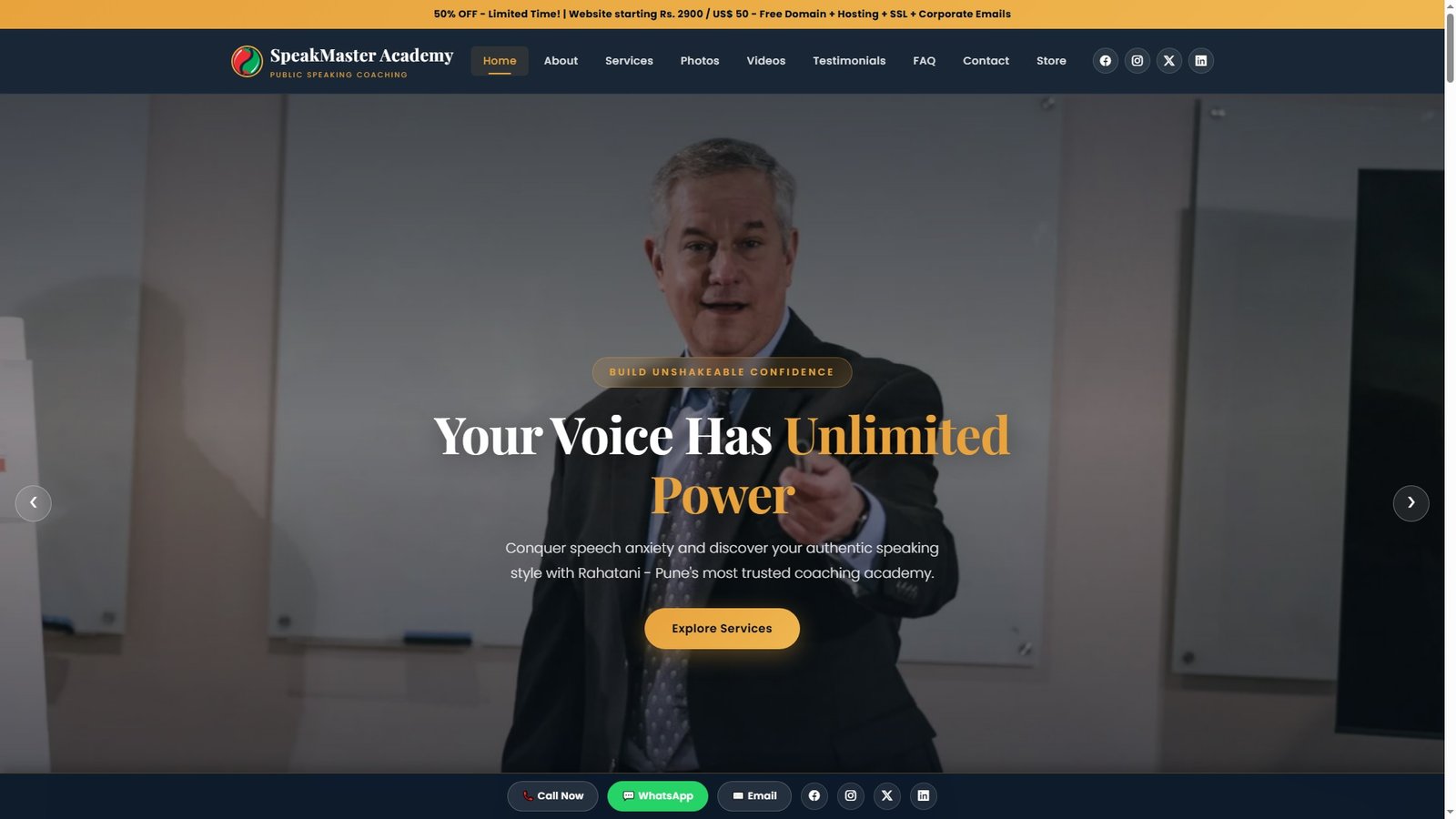 Public Speaking Coaching