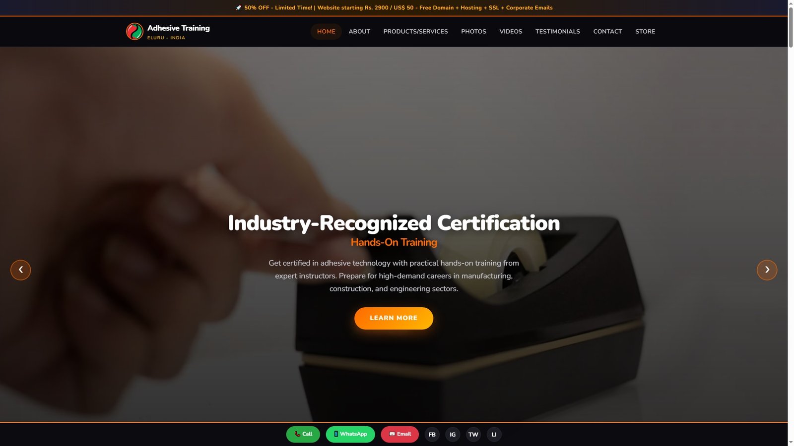 Adhesive Training and Certification