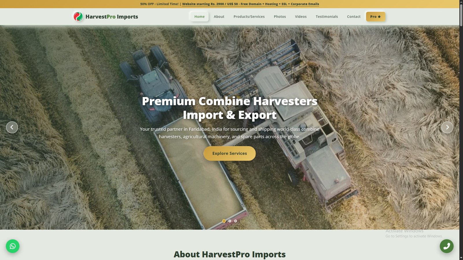 Combine Harvesters