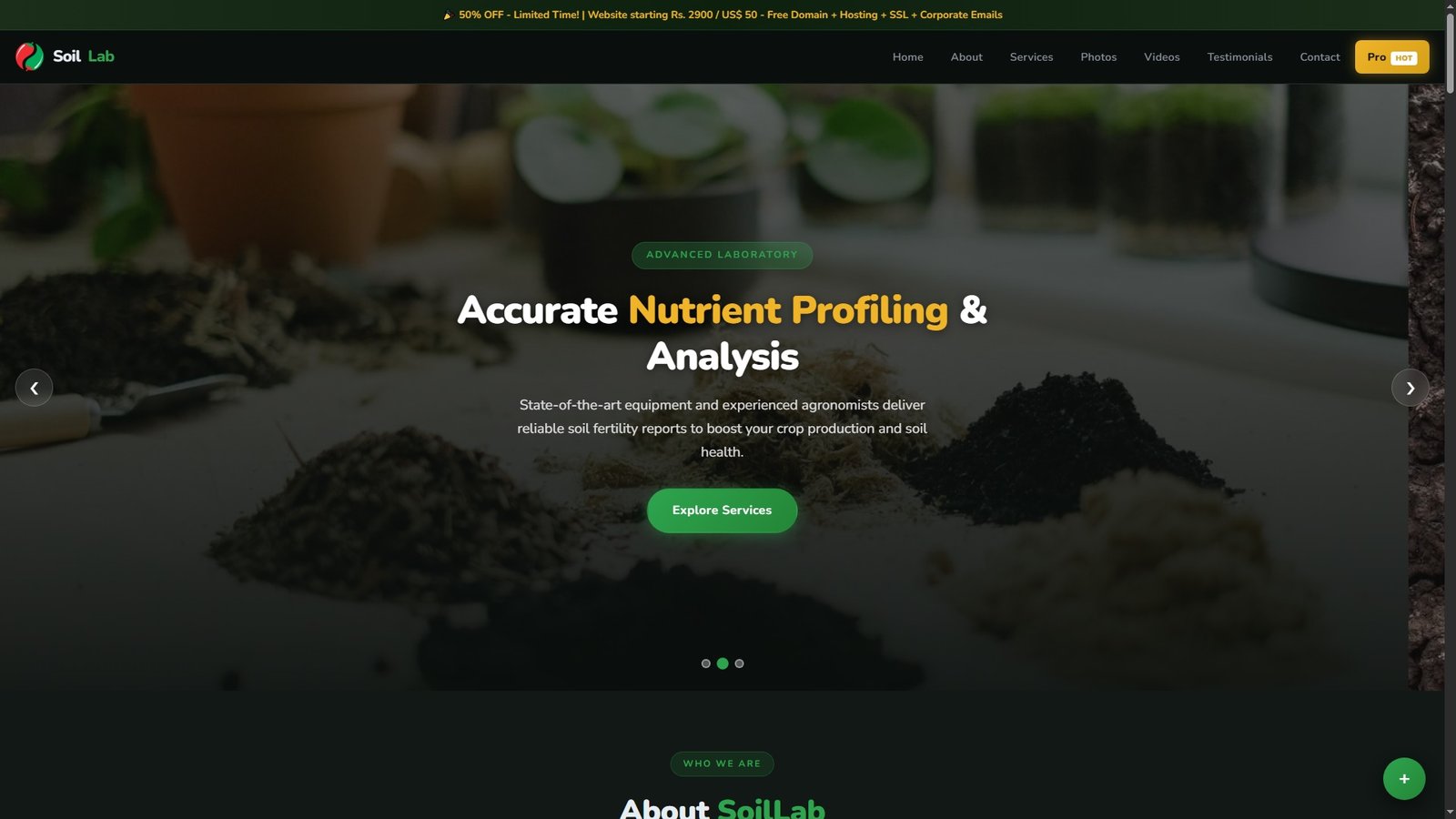 Soil Testing Services