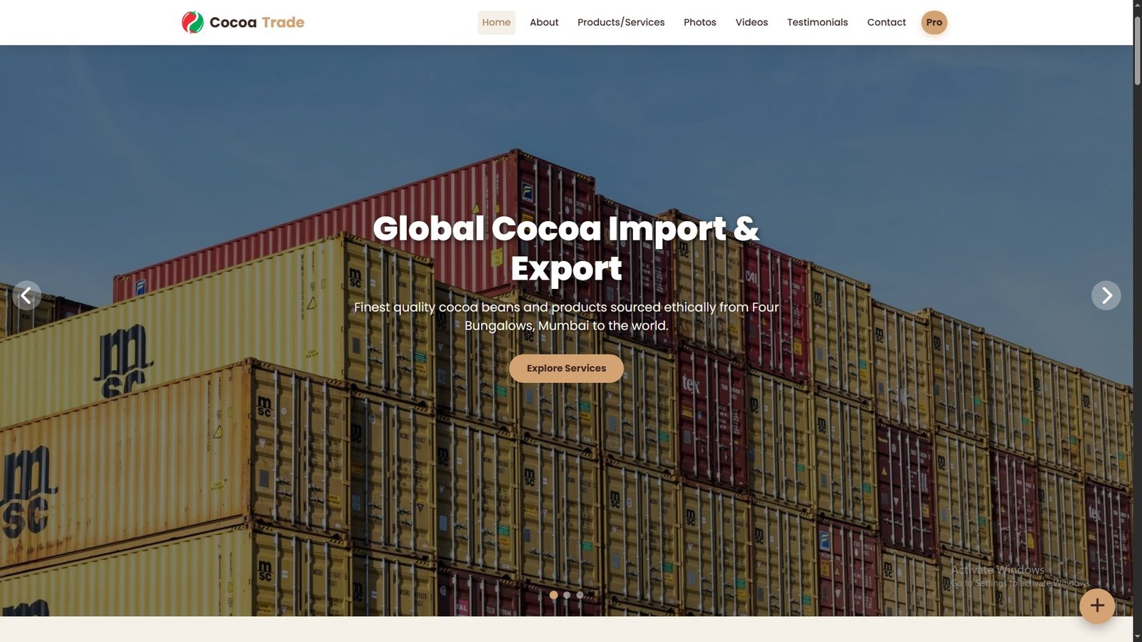 Cocoa Import Export
