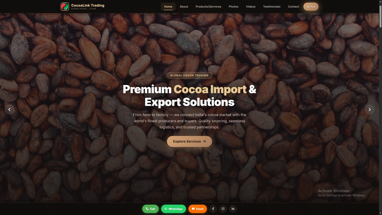 Cocoa Import Export