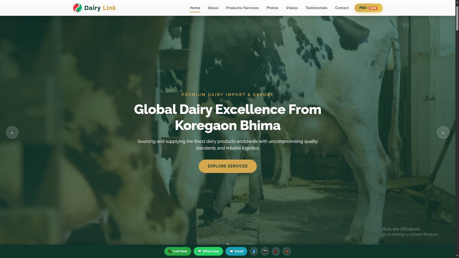 Dairy Milk Import Export