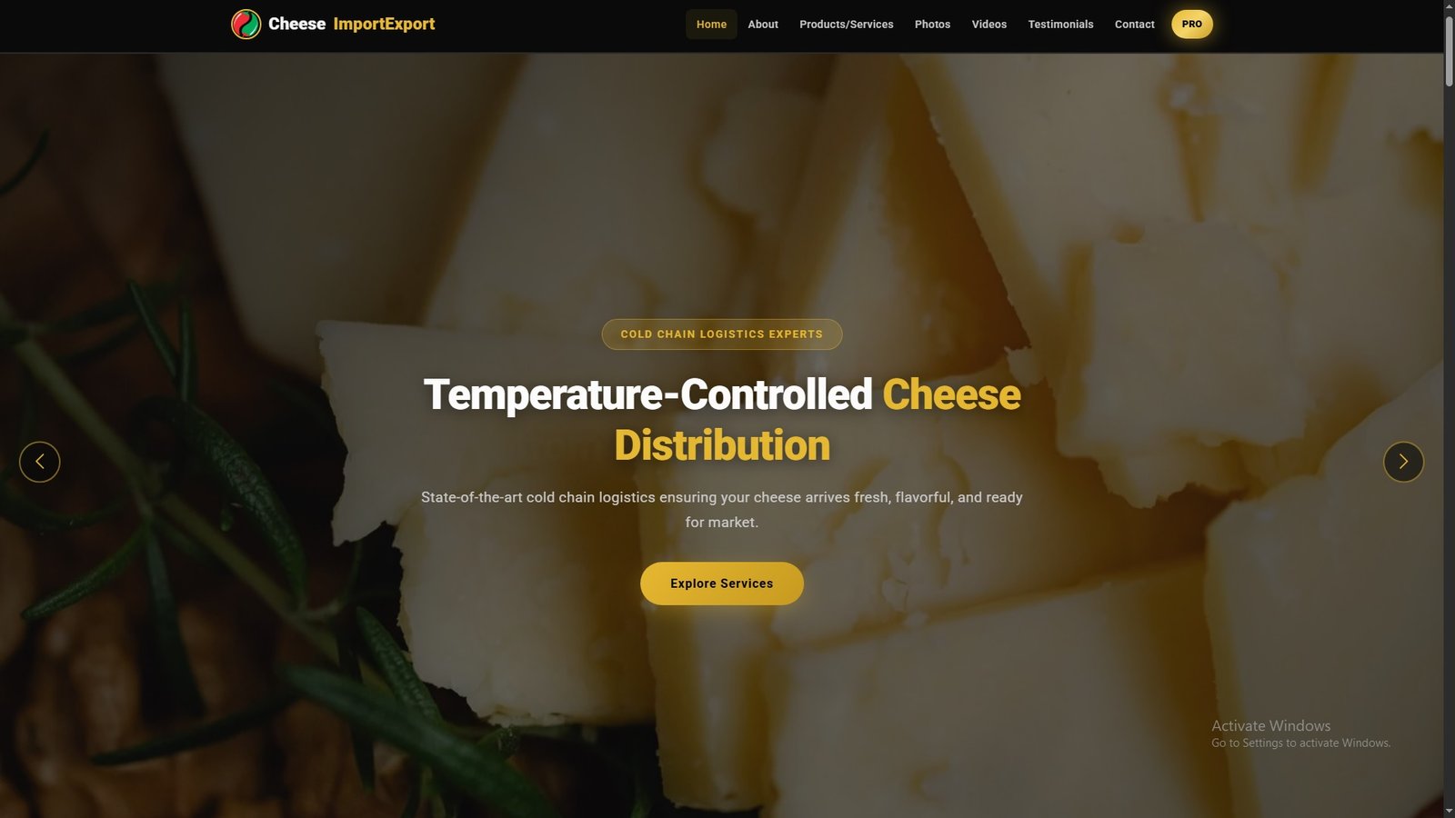 Cheese Import Export