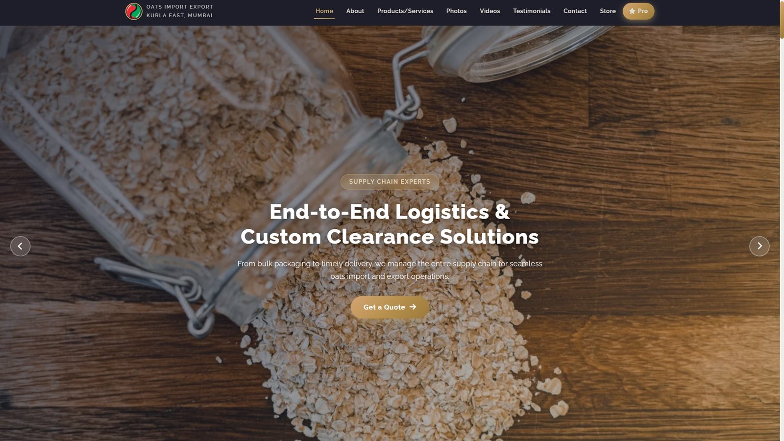Oats Import Export