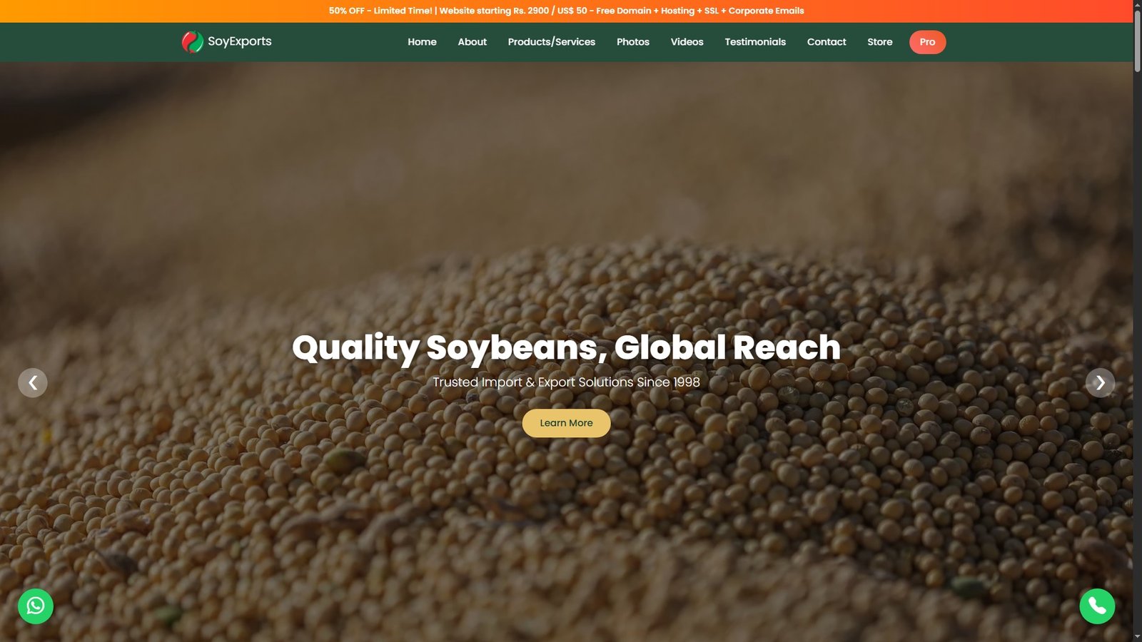 Soybeans Import Export