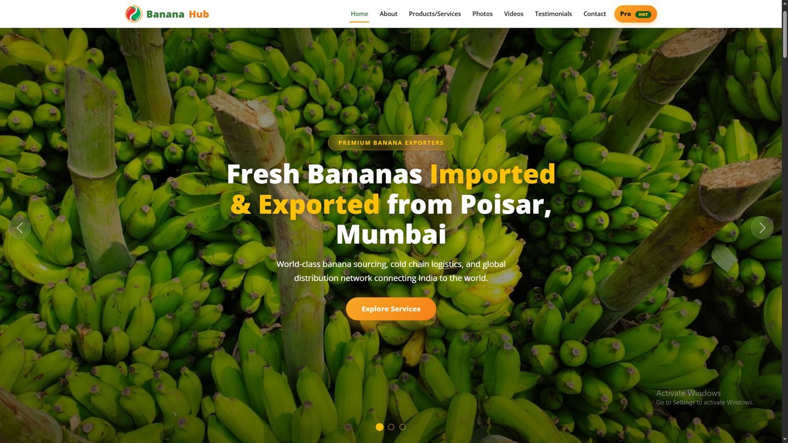 Bananas Import Export