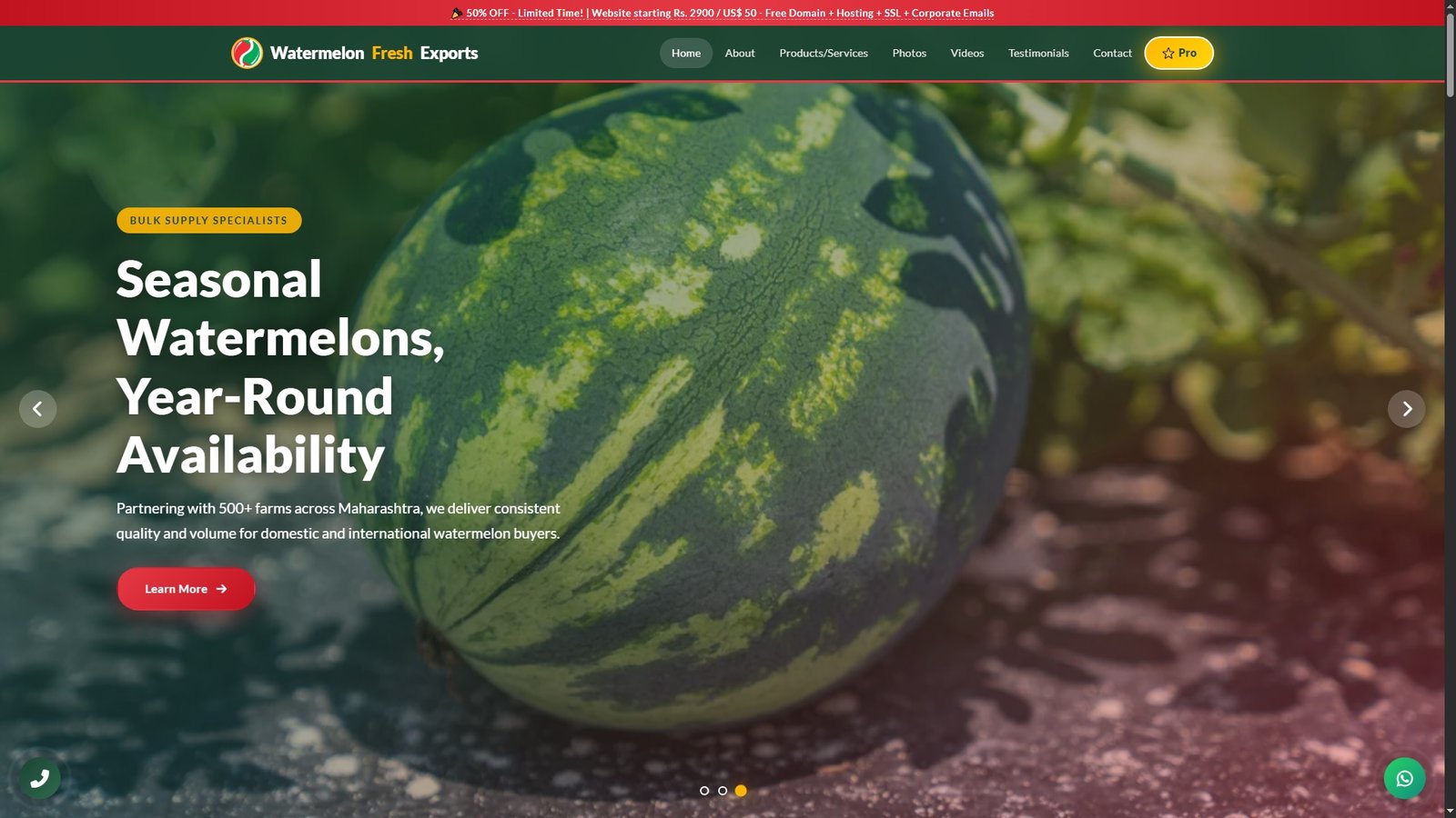 Watermelons Import Export