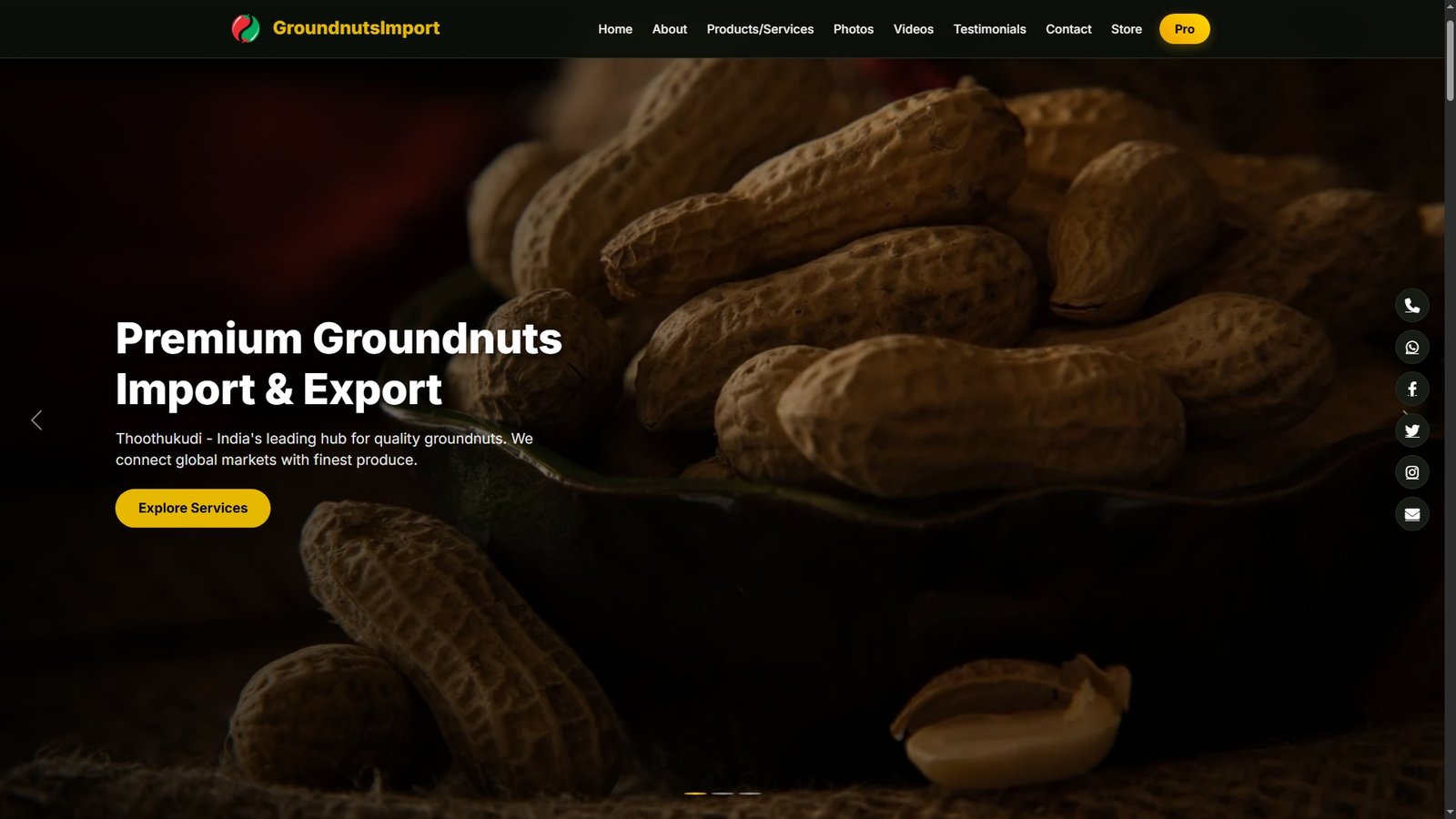 Groundnuts Import Export