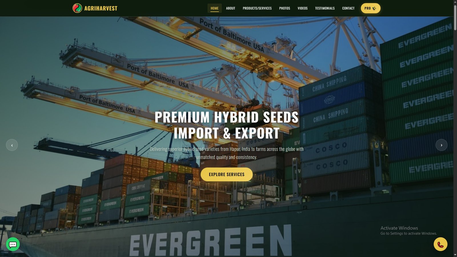 Hybrid Seeds Import Export