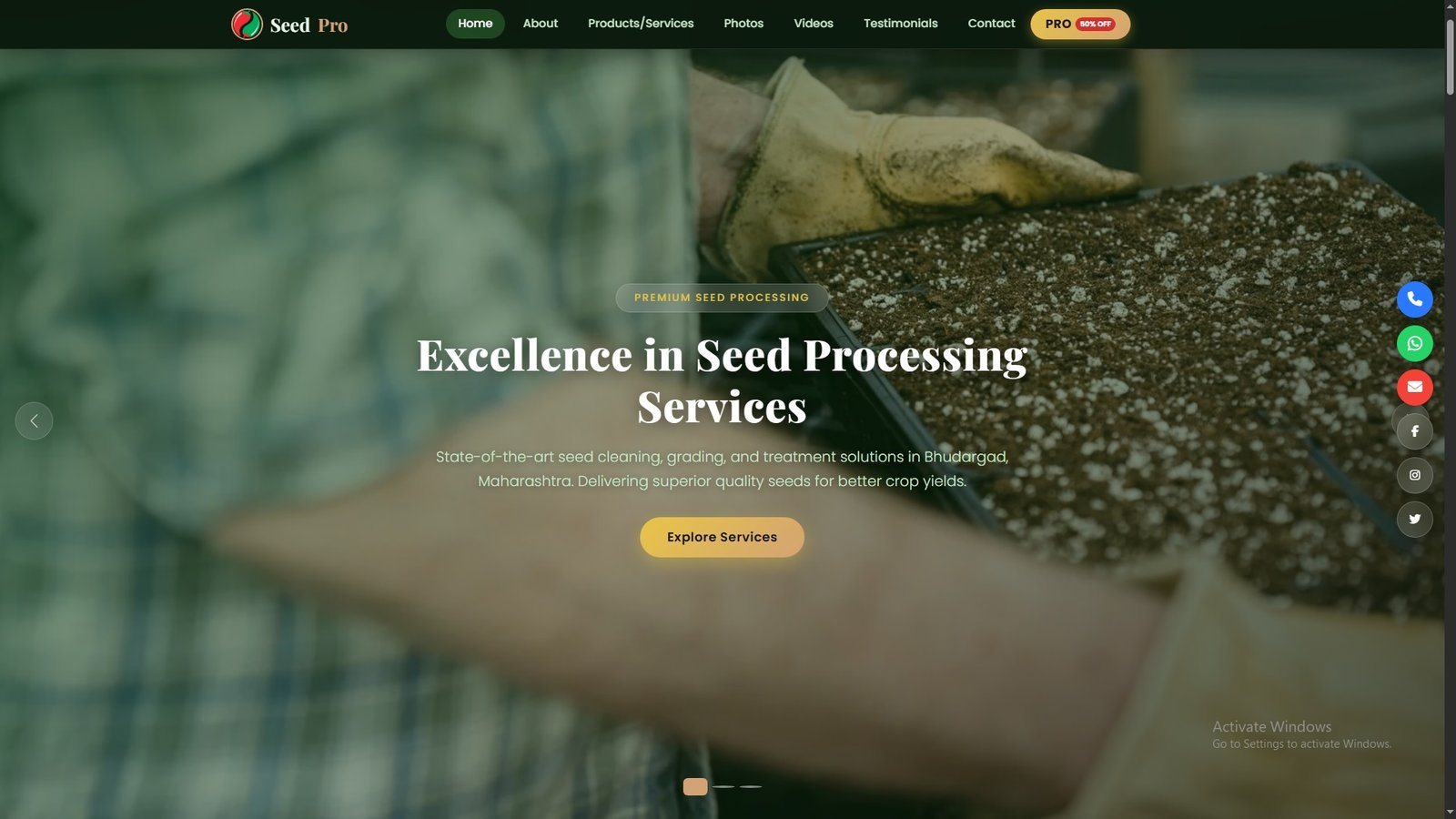 Seed Processing