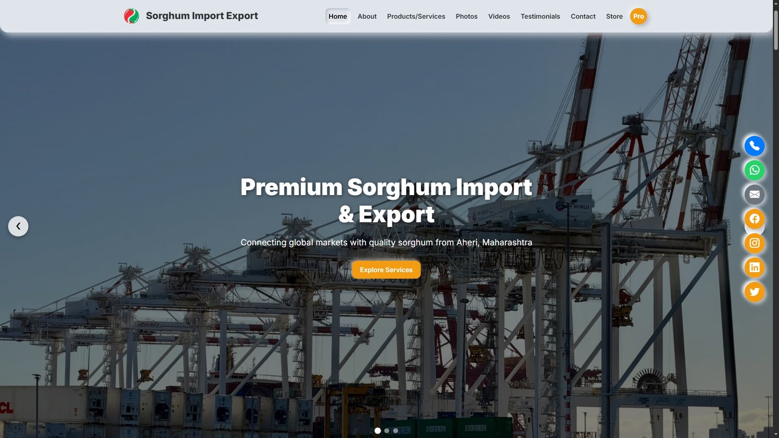 Sorghum Import Export
