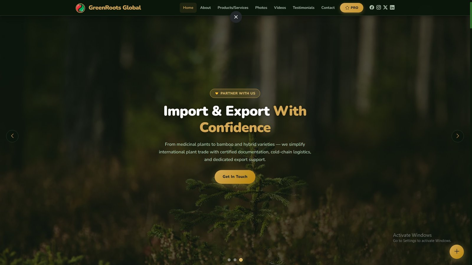 Tree Seedlings Import Export