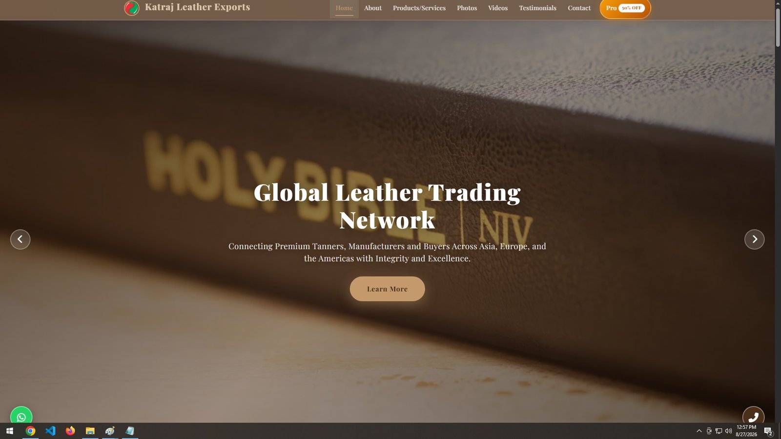 Leather Import Export
