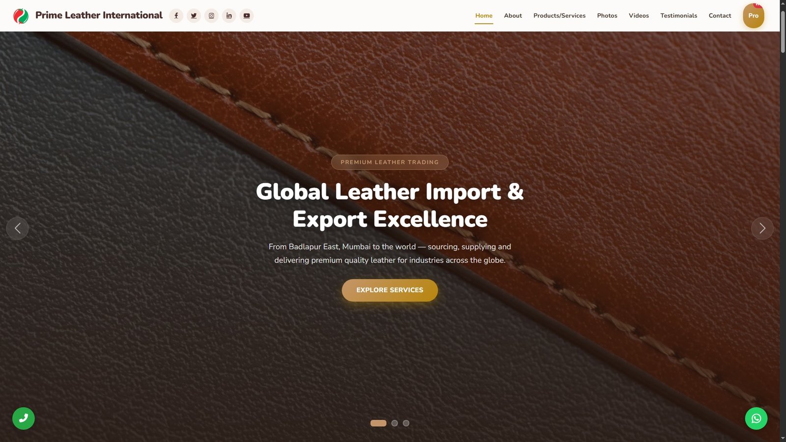 Leather Import Export