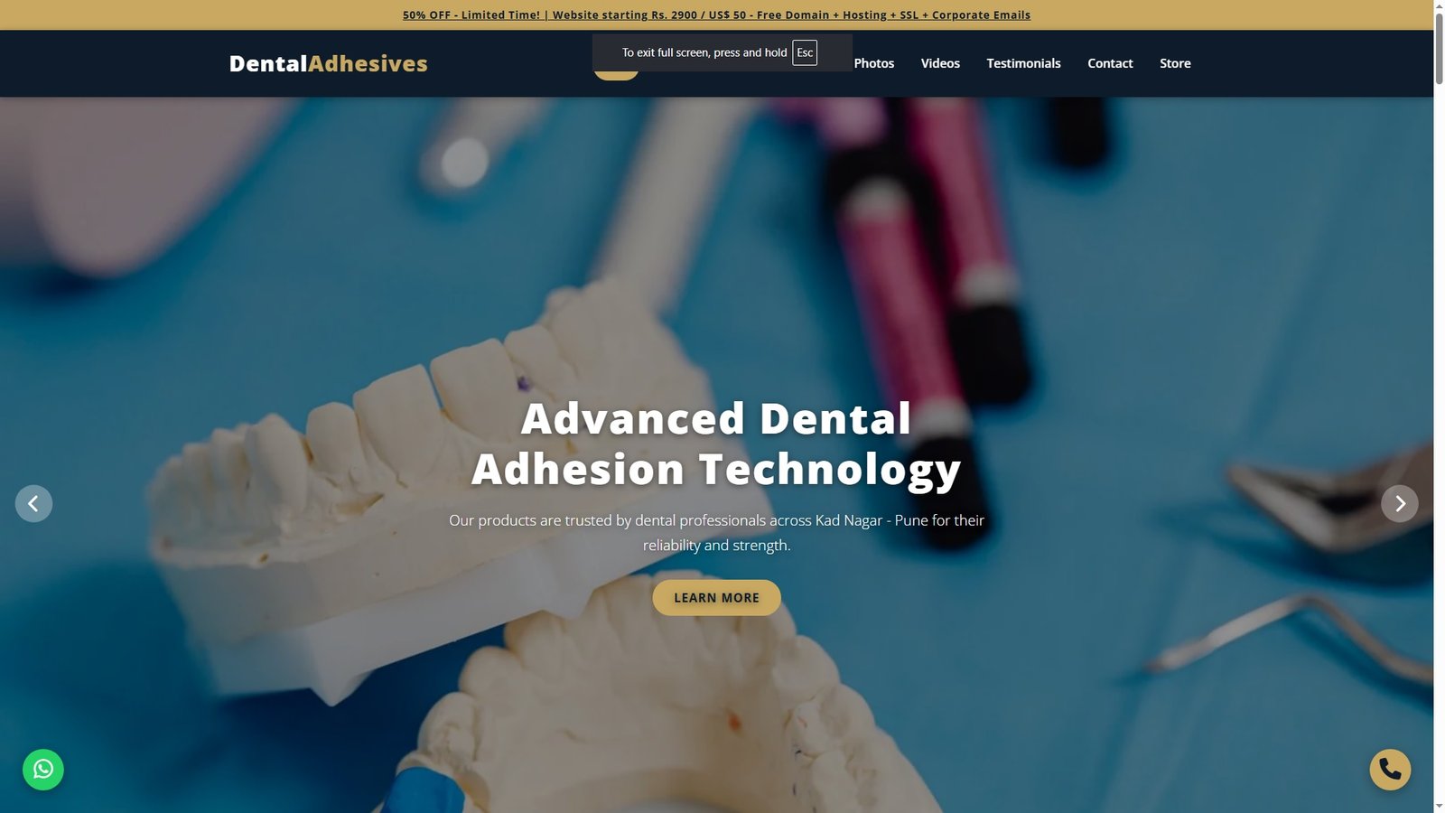 Dental Adhesives