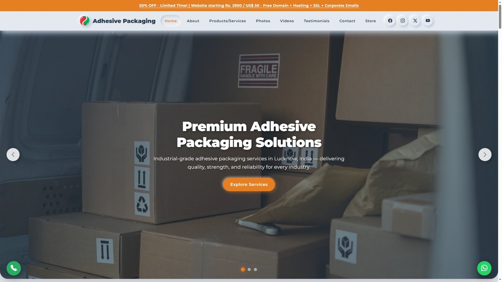 Adhesive Packaging Services