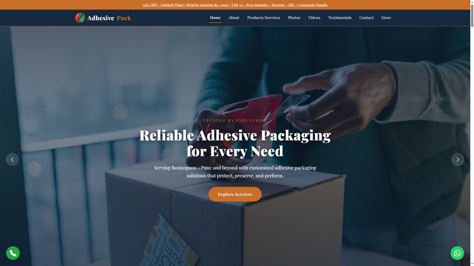 Adhesive Packaging Services