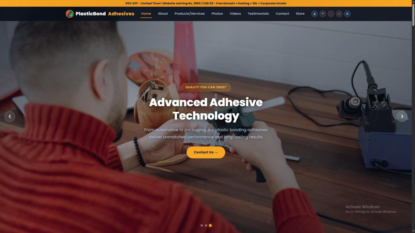 Plastic Bonding Adhesives