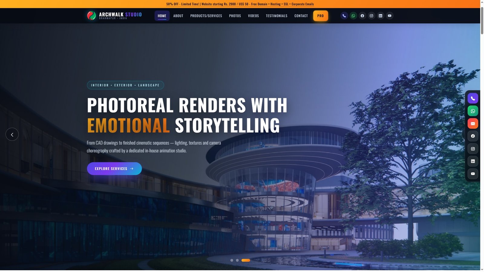 Architectural Walkthrough Services