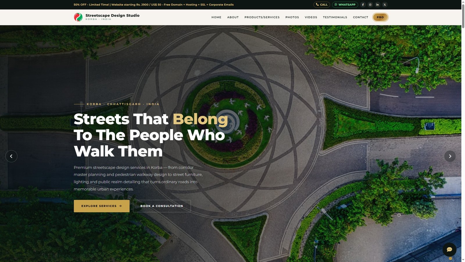 Streetscape Design Services