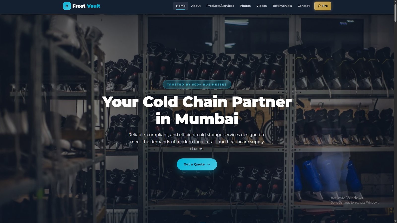 Cold Storage Services