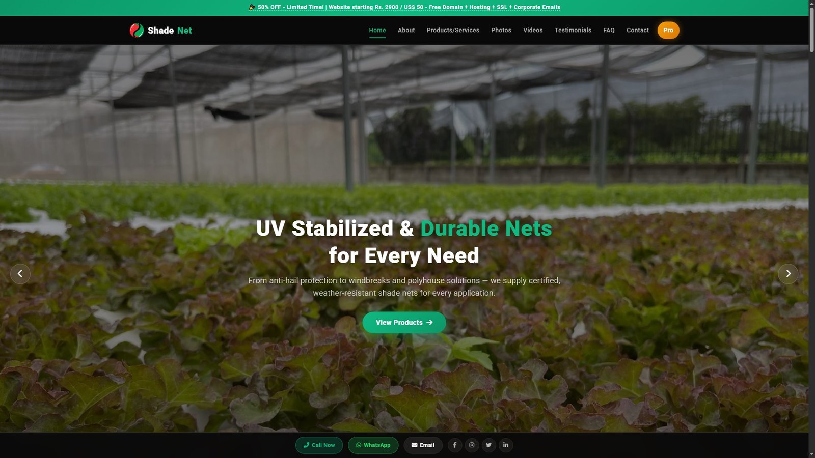 Shade Nets